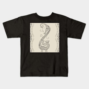 Tribal stylized dragon Kids T-Shirt